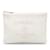 White Chanel Deauville O Case Clutch Bag Cloth  ref.1191470