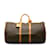 Keepall marrón con monograma de Louis Vuitton 55 Bolsa de viaje Castaño Cuero  ref.1191479