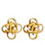 Boucles d'oreilles à clip Chanel CC dorées Plaqué or  ref.1191511