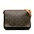 Bolsa de ombro com alça curta Louis Vuitton Monogram Musette Tango marrom Couro  ref.1191524