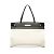 Weiße Saint Laurent Medium Manhattan Shopper-Tasche