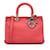 Rosafarbene mittelgroße Diorissimo-Umhängetasche von Dior Pink Leder  ref.1191569