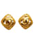 Gold Chanel CC Clip On Earrings Golden Gold-plated  ref.1191580