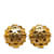 Clipe Chanel CC dourado em brincos Banhado a ouro  ref.1191582