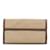 Brown Prada Canapa Logo Bifold Long Wallet Leather  ref.1191591