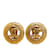 Boucles d'oreilles à clip Chanel CC dorées Plaqué or  ref.1191719