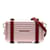 Rosa Dior x Rimowa Personal Utility Case Umhängetasche Pink Leder  ref.1191738