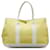 Hermès Yellow Hermes Toile Garden Party TPM Tote Bag Leather  ref.1191764