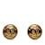 Goldene Chanel CC-Ohrclips Vergoldet  ref.1191795
