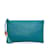 Blue Gucci Bamboo Leather Pouch  ref.1191815
