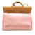 Hermès Pink Hermes Herbag Zip Toile 39 Satchel Leather  ref.1191834