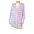 Stella Mc Cartney Lilac faux fur striped cardigan - size UK 10 Purple Polyamide  ref.1191905