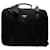 Prada Black Tessuto Travel Bag Leather Pony-style calfskin Nylon Cloth  ref.1191960