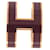 Hermès NEUF PENDENTIF HERMES POP H H147991FP03 METAL DORE & LAQUE VIOLET PENDANT Métal  ref.1192031