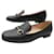 GUCCI HORSEBIT SHOES 466702 Church´s Loafers 37.5 Item 38.5 FR LEATHER BOX SHOES Black  ref.1192065