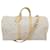 NEW LOUIS VUITTON KEEPALL TRAVEL BAG 55 AZUR DAMIER CANVAS CROSSBODY White Cloth  ref.1192133