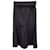Victoria Beckham Midirock mit Kettendetail aus schwarzem Polyester  ref.1192140