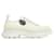 Alexander McQueen Tread Low-Top-Sneaker aus weißem Canvas Leinwand  ref.1192168