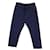 Pantalon zippé élastiqué Marni en viscose bleue Polyester Bleu Marine  ref.1192178