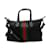 Gucci Bolsa de lona con diseño web 359261 Negro Lienzo  ref.1192193
