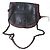 Borsa Coach in pelle martellata nera e bordeaux Nero