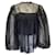Autre Marque Giorgio Armani Black Pure Silk Organza Sheer Blouse and Camisole Two-Piece Set  ref.1192880