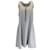 Autre Marque Collection Michael Kors Noir / Optique Blanc Resort 2019 Robe vichy à carreaux sans manches Coton  ref.1192888