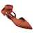 Autre Marque Tabitha Simmons pour Johanna Ortiz Chaussures plates à lacets en textile satiné rose Toile  ref.1192890