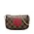 Brown Louis Vuitton Damier Ebene Trunks and Bags Mini Pochette Accessoires Baguette Cloth  ref.1192939