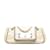White Chanel Accordion East/West Shoulder Bag Leather  ref.1192949