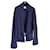 Chanel Giacca cardigan con accento a catena Blu navy Cotone  ref.1193052