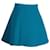 Mini-jupe trapèze Miu Miu en laine bleu sarcelle Vert  ref.1193166