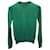 Dolce & Gabbana Long Sleeve Knit Sweater in Green Silk   ref.1193210