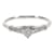 & Other Stories Platin-Herz-Diamant-Ring Silber Metall  ref.1193232