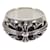 Chrome Hearts Silver Floral Cross Ring 2356-304-0500-9110 Silvery Metal  ref.1193267