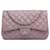 Chanel Purple Jumbo Classic Lambskin Double Flap Leather  ref.1193328
