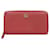 Gucci Portefeuille continental GG Marmont 456117 Cuir Rouge  ref.1193460