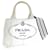 Prada Canapa Logo Handbag 1BG439 White Cloth  ref.1193463