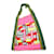 Hermès Strandtasche aus Segeltuch Pink Leinwand  ref.1193487