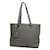 Prada Canapa Logo Leather Tote Bag 1BG100 Grey  ref.1193510