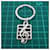 Tiffany & Co Key ring Silvery Silver  ref.1193597