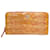 Chanel Zip around wallet Orange Patent leather  ref.1194066