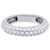Aliança de casamento Cartier em platina, diamantes.  ref.1194141