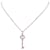 Collier Tiffany & Co. "Clef" or rose, diamants.  ref.1194144