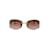 Óculos de sol Christian Dior Dourado Metal  ref.1194241