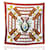 Hermès scarf Brown Silk  ref.1194309