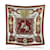 Hermès scarf Dark red Silk  ref.1194371