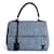 Borsa Louis Vuitton Cluny Plain in pelle Epi azzurra Blu Marrone chiaro  ref.1194396