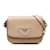 Taupe Prada Saffiano Identity Crossbody Bag Beige Leather  ref.1194406