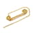 Cintura a maglie Sun CC foderata in oro Chanel D'oro Metallo  ref.1194407